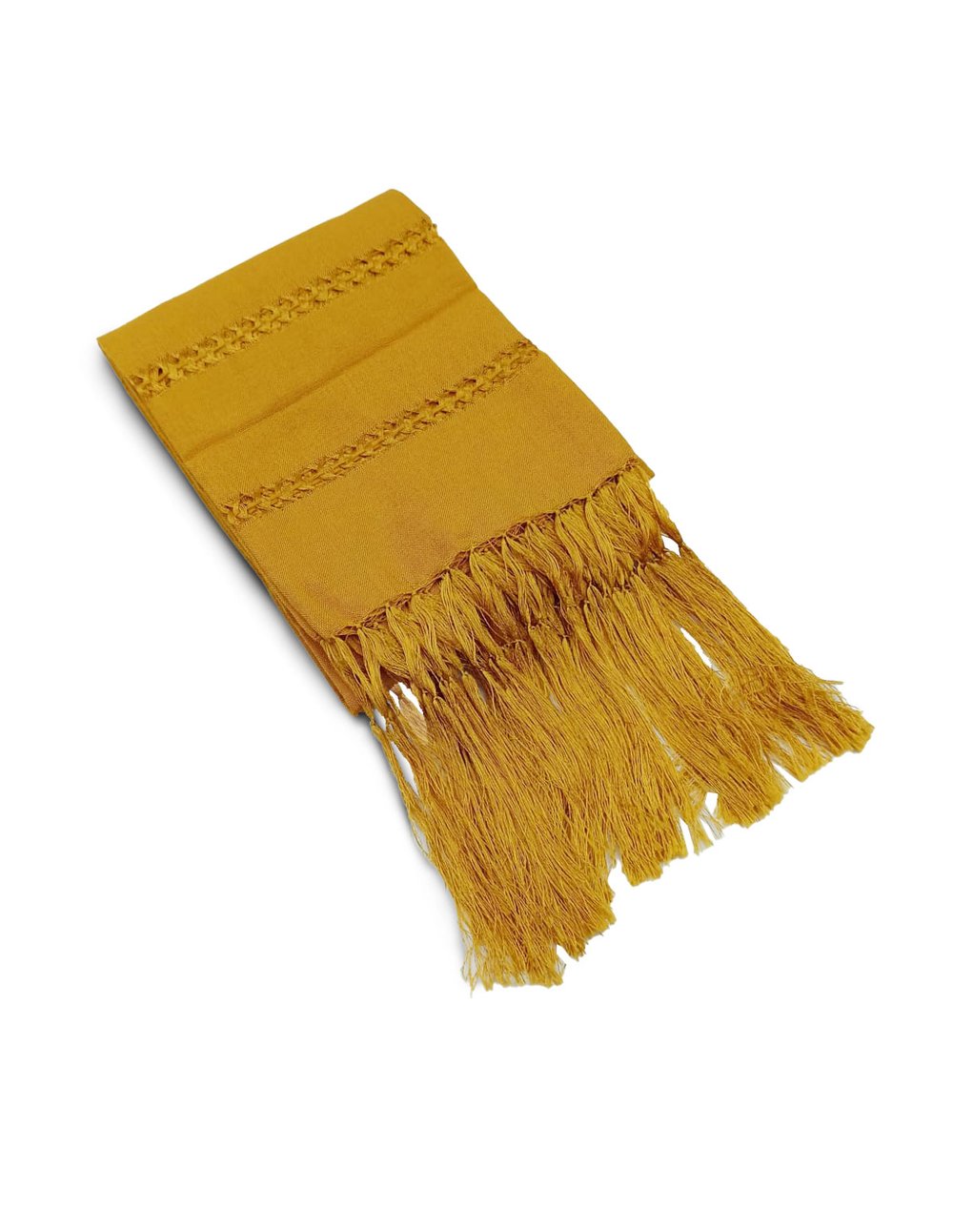 Rebozo sencillo mostaza