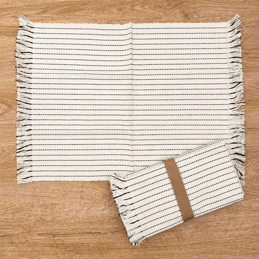 Set of 4 handmade placemats