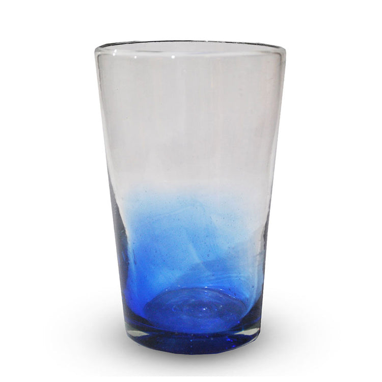 Vaso conico azul