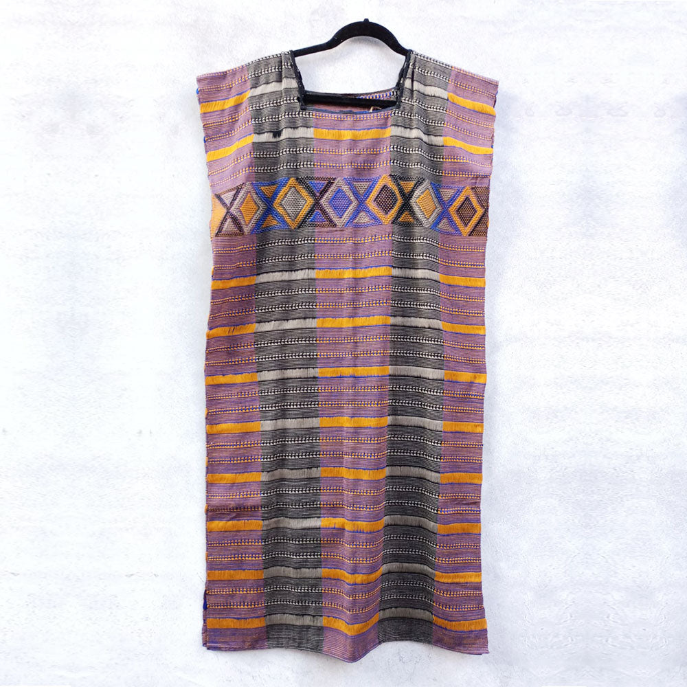 Purple rhombus dress