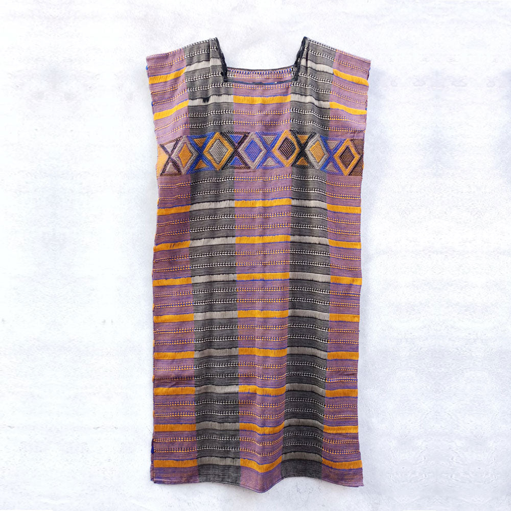 Purple rhombus dress