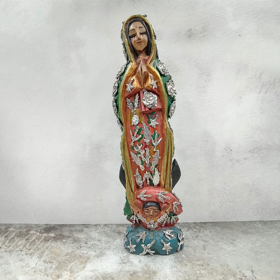 Virgin of Guadalupe with "milagritos"